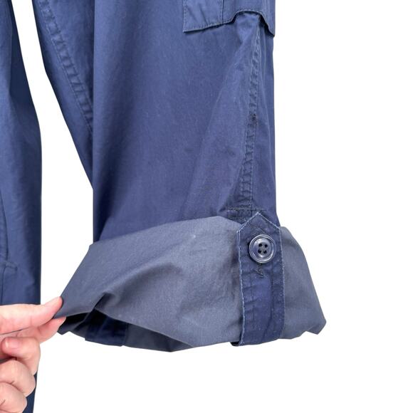 Polo Sport Ralph Lauren Soft Shell Oversized Navy Casual Workout Pants - Picture 7 of 9